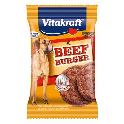 Snacks Vitakraft Beef Burger Hamburguesas Para Perros 1 Snacks Vitakraft Beef Burger Hamburguesas Para Perros