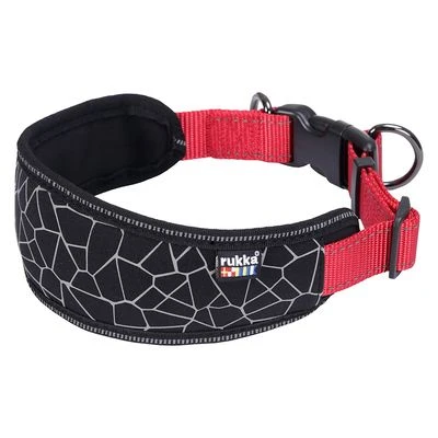 Rukka® Cube Soft Collar, Rojo / Negro 1 Rukka® Cube Soft Collar, Rojo / Negro