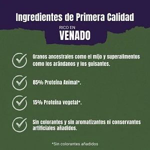 PURINA Adventuros Rico En Venado Con Granos Ancestrales 2 PURINA Adventuros Rico En Venado Con Granos Ancestrales - Imagen 2