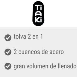 TIAKI Tolva Para Pienso Y Agua, Azul Claro Para Mascotas 25 TIAKI Tolva Para Pienso Y Agua, Azul Claro Para Mascotas -Trixie Tienda De Ventas 1 benefits template accesories 1000x1000 int 14 7