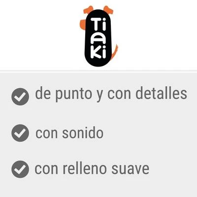 Jirafa De Punto TIAKI Juguete Para Perros 4 Jirafa De Punto TIAKI Juguete Para Perros - Imagen 4