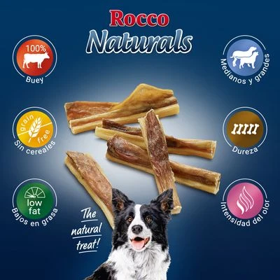 Rocco Naturals Cuero Cabelludo De Buey Para Perros 2 Rocco Naturals Cuero Cabelludo De Buey Para Perros - Imagen 2