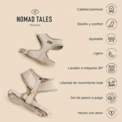 Arnés Nomad Tales Calma Burdeos Para Perros -Trixie Tienda De Ventas 2022 12 nomadtales usps harnesscalma 1000x1000 es 4