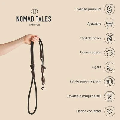 Correa Ajustable Nomad Tales Spirit Pino Para Perros 3 Correa Ajustable Nomad Tales Spirit Pino Para Perros - Imagen 3