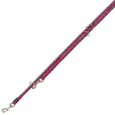 Correa Ajustable Trixie Cavo Fucsia Y Grafito Para Perros 3 Correa Ajustable Trixie Cavo Fucsia Y Grafito Para Perros - Imagen 3