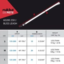 Correa Rukka® Bliss, Negra -Trixie Tienda De Ventas 217099 217100 217101 lfashion rukkapets blissleine schwarz hs 02 9