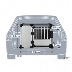 Jaula De Transporte Trixie De Aluminio -Trixie Tienda De Ventas 220051 transportbox alu2 1