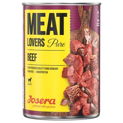Josera Meatlovers Pure 6 X 400 G Comida Húmeda Para Perros 2 Josera Meatlovers Pure 6 X 400 G Comida Húmeda Para Perros - Imagen 2