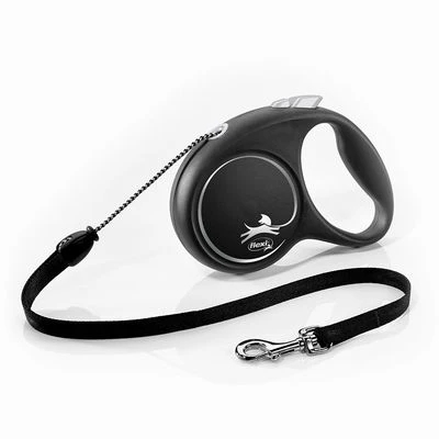 Correa Extensible Flexi Black Design Con Cordón De 5 M 6 Correa Extensible Flexi Black Design Con Cordón De 5 M - Imagen 6