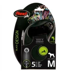 Correa Extensible Flexi Black Design Con Cordón De 5 M 12 Correa Extensible Flexi Black Design Con Cordón De 5 M -Trixie Tienda De Ventas 253796 pla flexi black design seilleine schwarz medium 5m hs 01 1