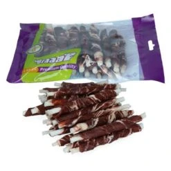 Braaaf Palitos Enrollados De Cordero Con Bacalao Para Perros -Trixie Tienda De Ventas 257466 braaaf rollsticks lamm kabeljau hs 03 5