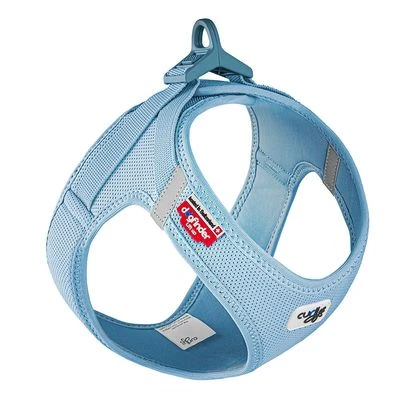 Arnés Curli Vest Clasp Air-Mesh Azul Cielo Para Perros