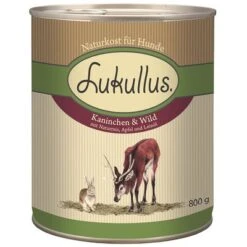 Lukullus Variado En Pack Ahorro: 24 X 800 G 4 Surtidos -Trixie Tienda De Ventas 28051 pla lukullus kaninchen wild 6 x 800 g 0