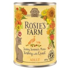 Pack Ahorro Rosie's Farm 24 X 400 G 37 Pack Ahorro Rosie's Farm 24 X 400 G -Trixie Tienda De Ventas 295112 pla rosiesfarm adult summer turkeyquail 400g 1000x1000 1