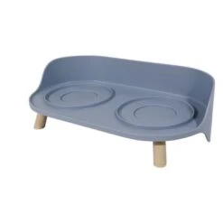 TIAKI Comedero Doble De Cerámica Para Mascotas -Trixie Tienda De Ventas 302496 tiaki keramiknapf duo grau hs 05 8