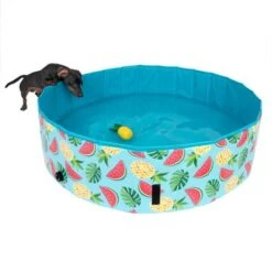 Piscina Para Perros TIAKI Con Cubierta 25 Piscina Para Perros TIAKI Con Cubierta -Trixie Tienda De Ventas 326696 floating pineapple fg 6641 9