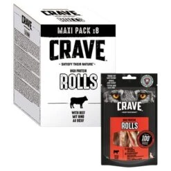 Crave Maxi High Protein Rolls Snacks Para Perros -Trixie Tienda De Ventas 371398 mars crave maxi highprotein rolls rind hs 03 0