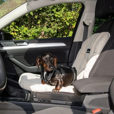 Asiento Para El Coche Nomad Tales Blush Para Perros, Beige 3 Asiento Para El Coche Nomad Tales Blush Para Perros, Beige - Imagen 3