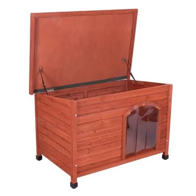 Caseta De Madera Woody Con Puerta Para Perros 3 Caseta De Madera Woody Con Puerta Para Perros - Imagen 3