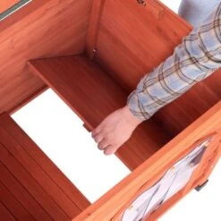 Caseta De Madera Woody Con Puerta Para Perros 20 Caseta De Madera Woody Con Puerta Para Perros -Trixie Tienda De Ventas 55518 woody flachdach fg 8291 8