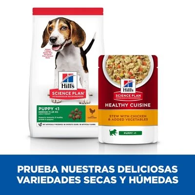 Hill's Science Plan Hill’s Puppy Medium & Large Healthy Cuisine Con Pollo Para Perros 5 Hill's Science Plan Hill’s Puppy Medium & Large Healthy Cuisine Con Pollo Para Perros - Imagen 5
