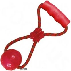 KONG Squeezz Ball Pelota Con Cuerda Para Perros -Trixie Tienda De Ventas 60977 kong large squeezz ball with handle red 8
