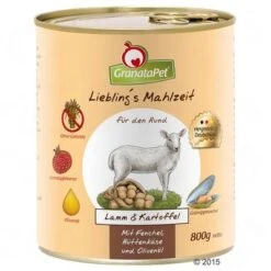 GranataPet Liebling's Mahlzeit 6 X 800 G 14 GranataPet Liebling's Mahlzeit 6 X 800 G -Trixie Tienda De Ventas 64543 granatapet lamm kartoffel 800g 5
