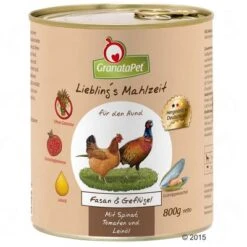 GranataPet Liebling's Mahlzeit 6 X 800 G 17 GranataPet Liebling's Mahlzeit 6 X 800 G -Trixie Tienda De Ventas 64606 granatapet fasan gefluegel 800g 7