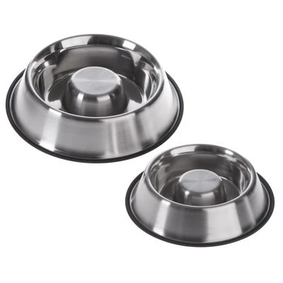 Comedero Antivoracidad De Acero Para Perros 2 Comedero Antivoracidad De Acero Para Perros - Imagen 2