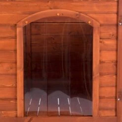 Caseta De Madera Woody Premium Con Puerta Para Perros -Trixie Tienda De Ventas 70354 hundehuette flachdach fg 1120029 3