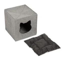 Cueva De Fieltro Para Estantería -Trixie Tienda De Ventas 70615 pla katzenhoehle f regale aus filz fg 5218 2