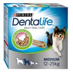 PURINA Dentalife Snacks Dentales Para Perros Medianos (12-25 Kg)