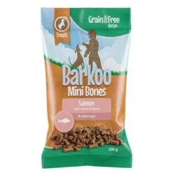 Barkoo Mini Bones Sin Cereales - Pack Ahorro 8 Barkoo Mini Bones Sin Cereales - Pack Ahorro -Trixie Tienda De Ventas barkoo minibones gf 200g salmon 1000x1000 7
