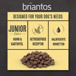 Briantos SIN CEREALES Pienso Para Perros - Pack Ahorro -Trixie Tienda De Ventas briantos board junior huhn 1000x1000 6