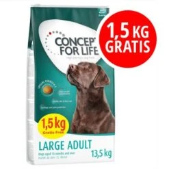 PROMO: Concept For Life Pienso Para Perros 12 + 1,5 Kg ¡gratis! -Trixie Tienda De Ventas icon 1 5kg gratis 1000x1000 de 1 9