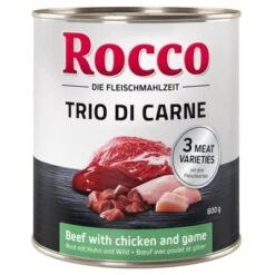 Rocco Classic Trio Di Carne 800 G 5 Rocco Classic Trio Di Carne 800 G -Trixie Tienda De Ventas la 122214 rocco triodicarne beefchickengame 800g 1000x1000 3 1