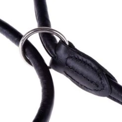Correa Ajustable De Cuero Hunter Round & Soft Negra -Trixie Tienda De Ventas lederleinen 14 3
