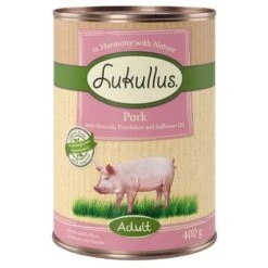 Lukullus Adult Sin Cereales 6 X 400 G 17 Lukullus Adult Sin Cereales 6 X 400 G -Trixie Tienda De Ventas lk 400g landguth adult pork 1000x1000 2