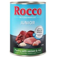 Rocco Junior Pack Ahorro 24 X 400 G -Trixie Tienda De Ventas rocco junior poultryvenicon 400g 1000x1000 3