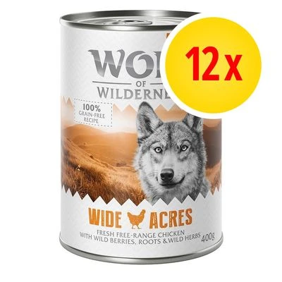 Wolf Of Wilderness Free Range 12 X 400 G - Pack Ahorro 1 Wolf Of Wilderness Free Range 12 X 400 G - Pack Ahorro