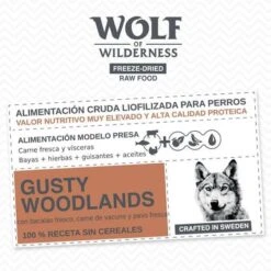 Wolf Of Wilderness Gusty Woodlands Con Vacuno, Bacalao Y Pavo 12 Wolf Of Wilderness Gusty Woodlands Con Vacuno, Bacalao Y Pavo -Trixie Tienda De Ventas wow board benefits freezedried gusty woodlands de 1000x1000 6