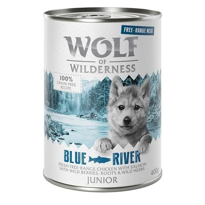 Wolf Of Wilderness Free Range Junior 6 X 400 G 1 Wolf Of Wilderness Free Range Junior 6 X 400 G