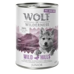 Wolf Of Wilderness Free Range Junior 6 X 400 G 11 Wolf Of Wilderness Free Range Junior 6 X 400 G -Trixie Tienda De Ventas wow freerange junior wildhills 400g 1000x1000 1 4