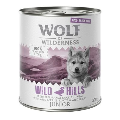 Wolf Of Wilderness Free Range Junior 6 X 800 G 1 Wolf Of Wilderness Free Range Junior 6 X 800 G