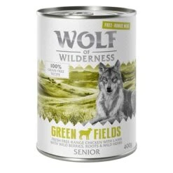 Wolf Of Wilderness Free Range Senior 6 X 400 G -Trixie Tienda De Ventas wow freerange senior greenfields 400g 1000x1000 2 0