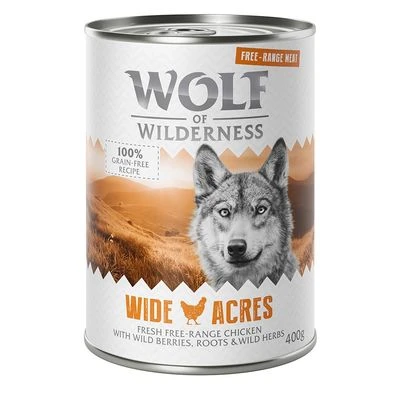 Wolf Of Wilderness Free Range 12 X 400 G - Pack Ahorro 2 Wolf Of Wilderness Free Range 12 X 400 G - Pack Ahorro - Imagen 2